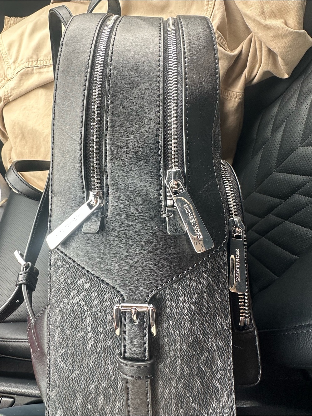 Michael Kors Logo Backpack - Picture 2 of 7